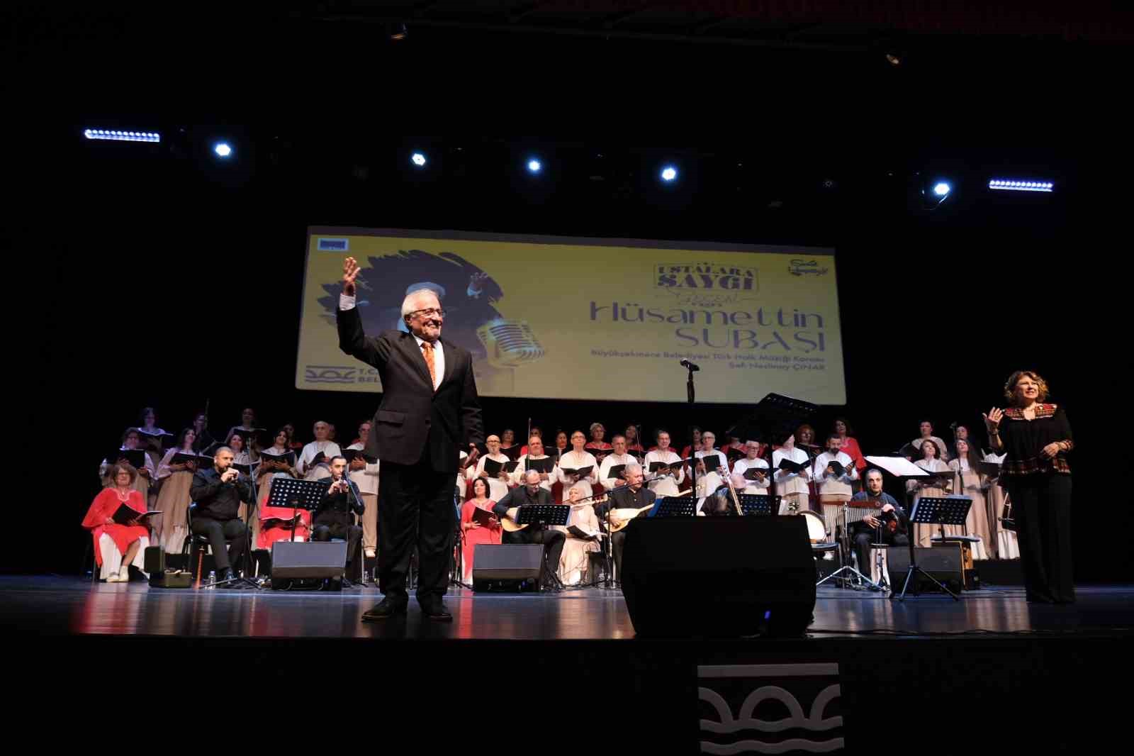 Ustalara Saygı Gecesi’ne usta sanatçı Hüsamettin Subaşı sahne aldı

