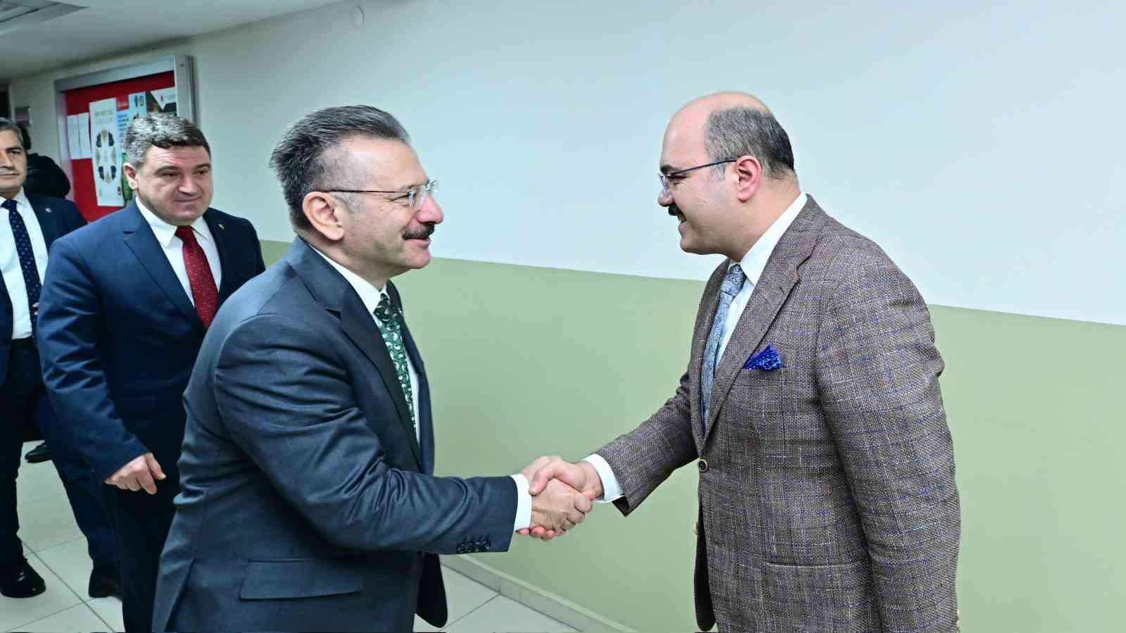 Vali Aksoy’dan veda ziyaretleri
