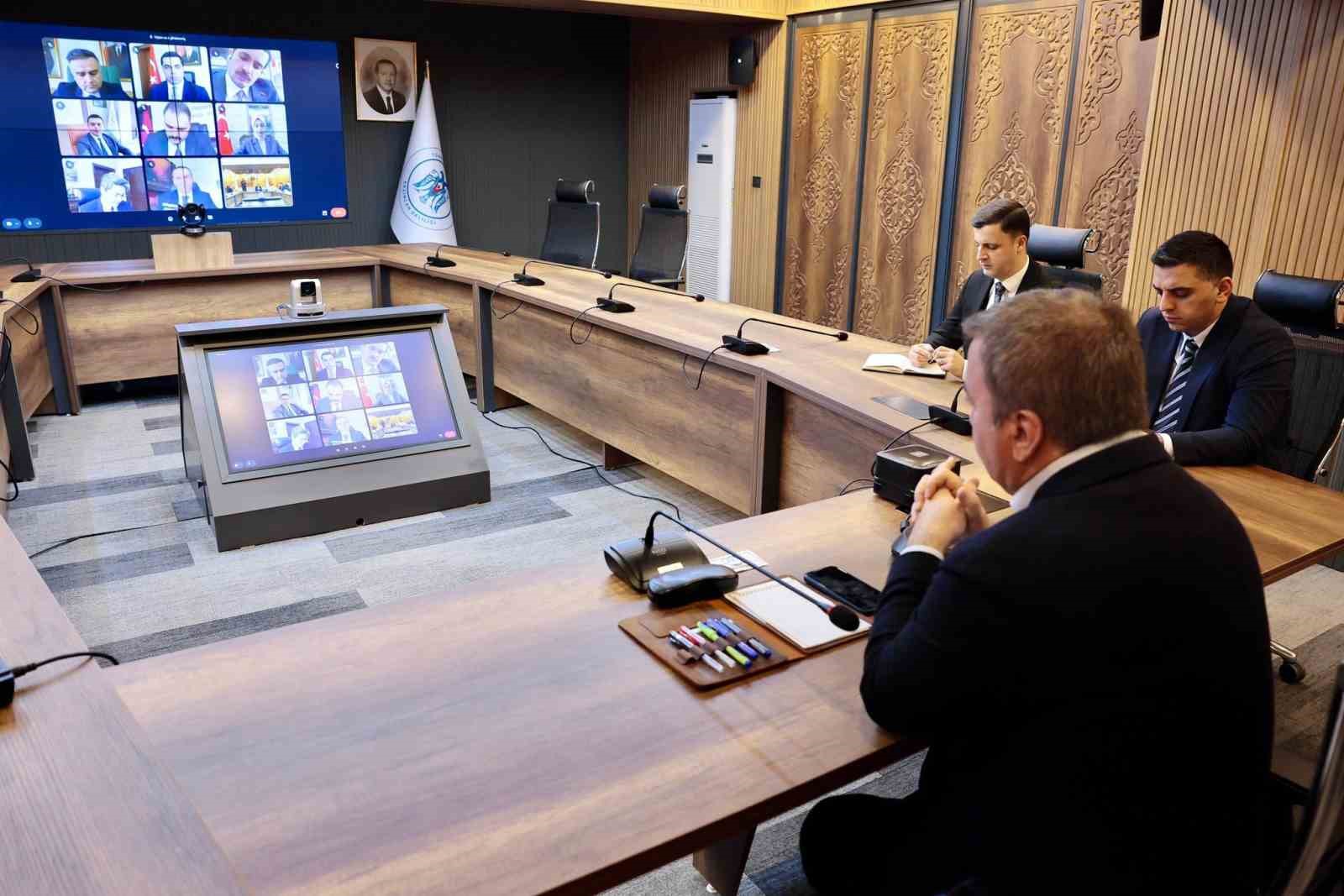 Vali Aydoğdu Başkanlığında koordinasyon toplantısı düzenlendi
