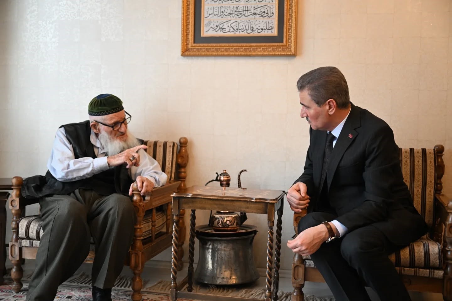 Vali Baruş’tan vefa ziyareti
