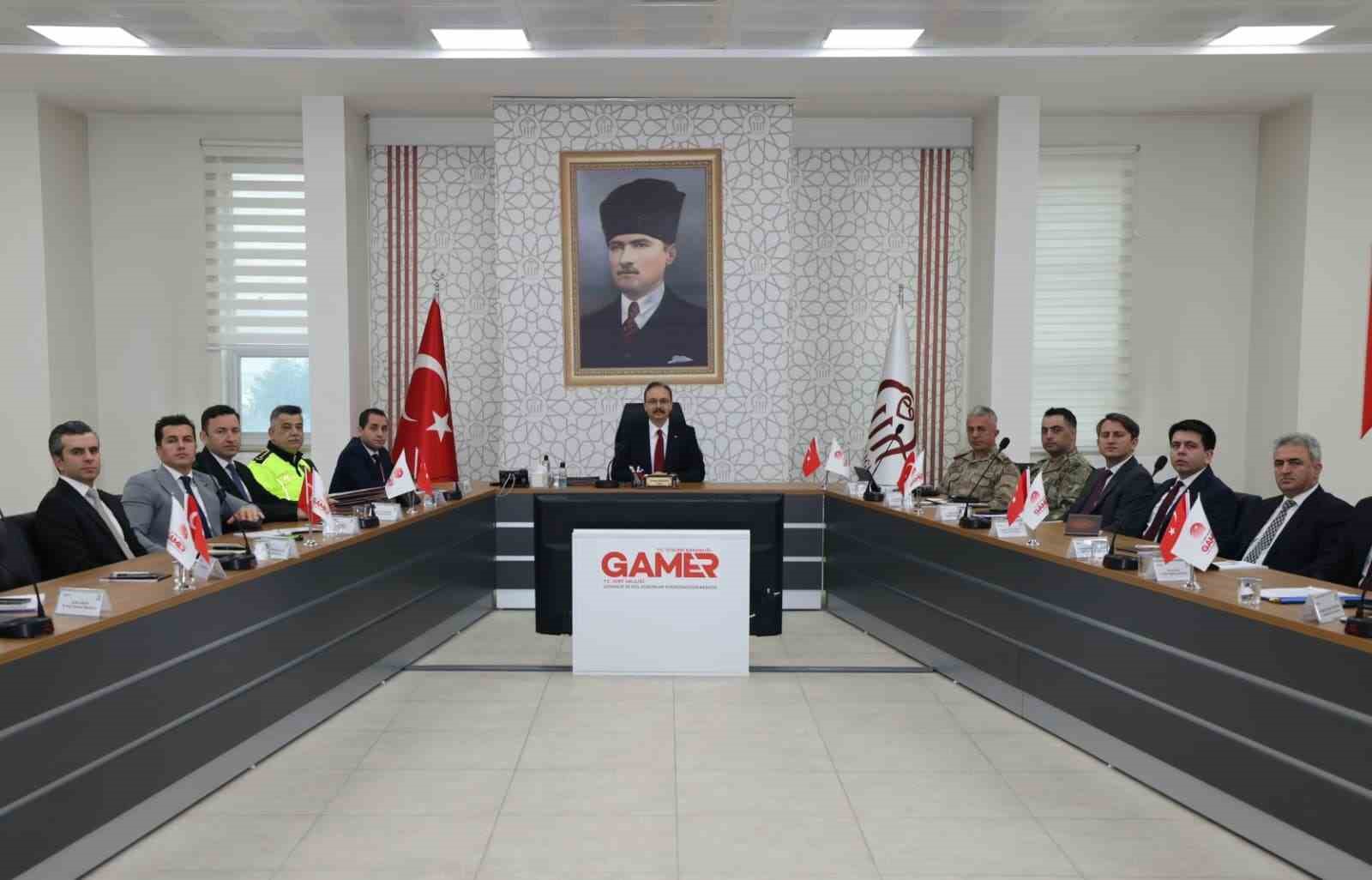 Vali Kızılkaya: "Bir önceki yılın ocak ayına kıyasla asayiş olaylarında yüzde 14 oranında azalma sağlanmıştır"
