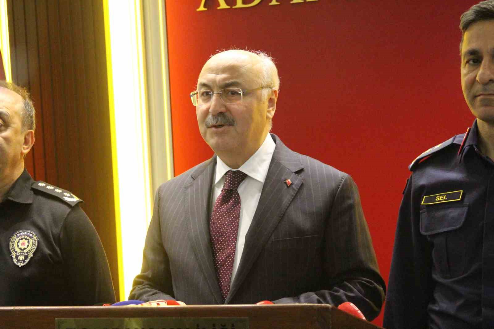 Vali Köşger: "Adana’da kasten öldürme 90’dan 82’ye düştü"
