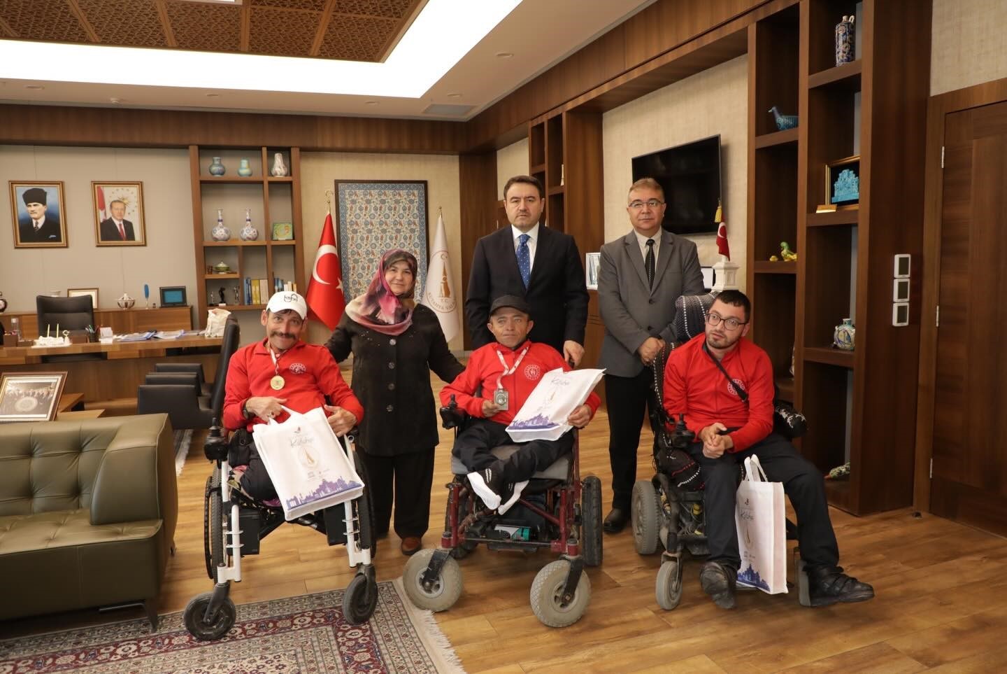 Vali Musa Işın’dan başarılı Boccia sporcularına tebrik
