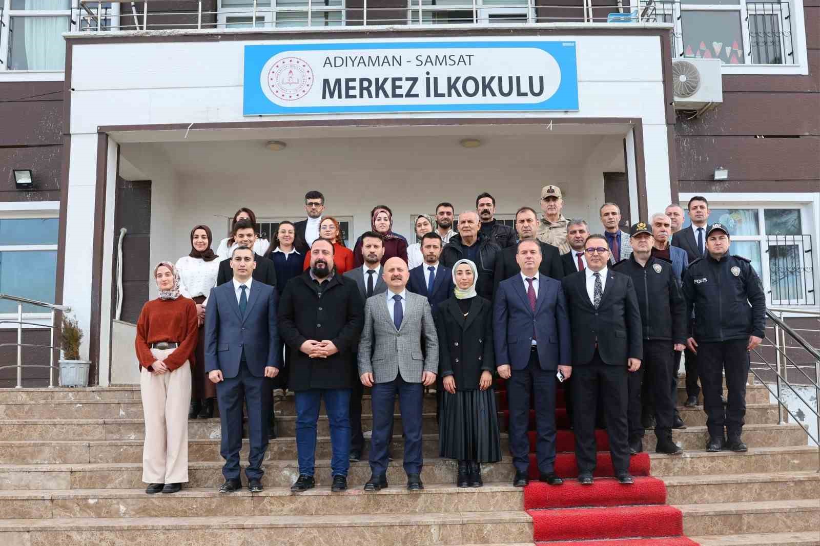 Vali Osman Varol Samsat ilçesinde incelemelerde bulundu
