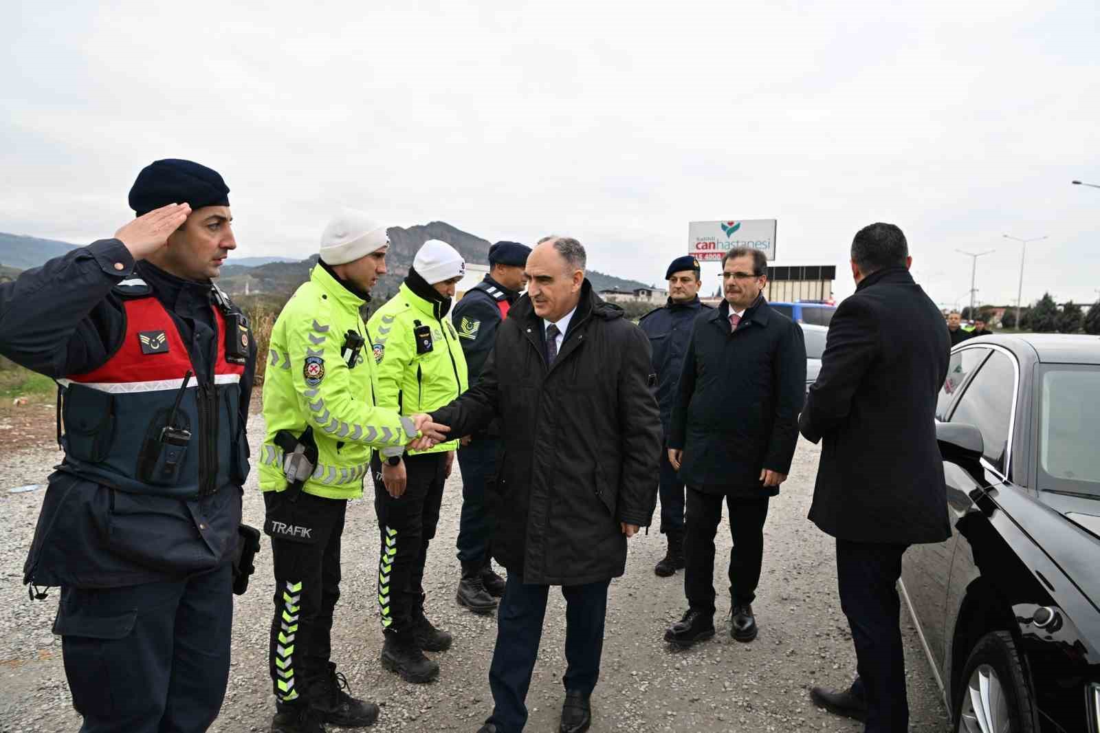 Vali Özkan’dan Salihli’de yılbaşı güvenlik denetimi
