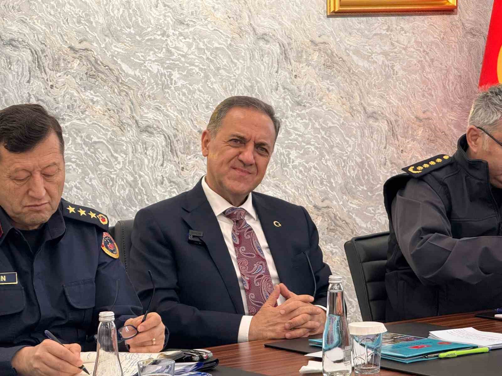 Vali Usta, 2025 yıllı asayiş verilerini paylaştı
