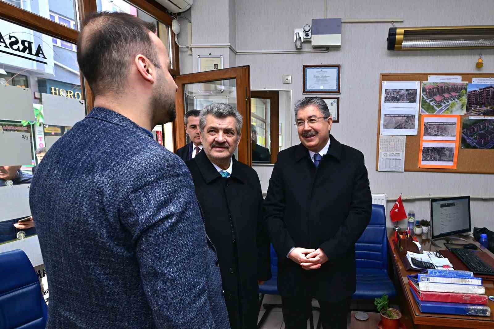 Vali Yılmaz’ın esnaf ziyaretleri sürüyor
