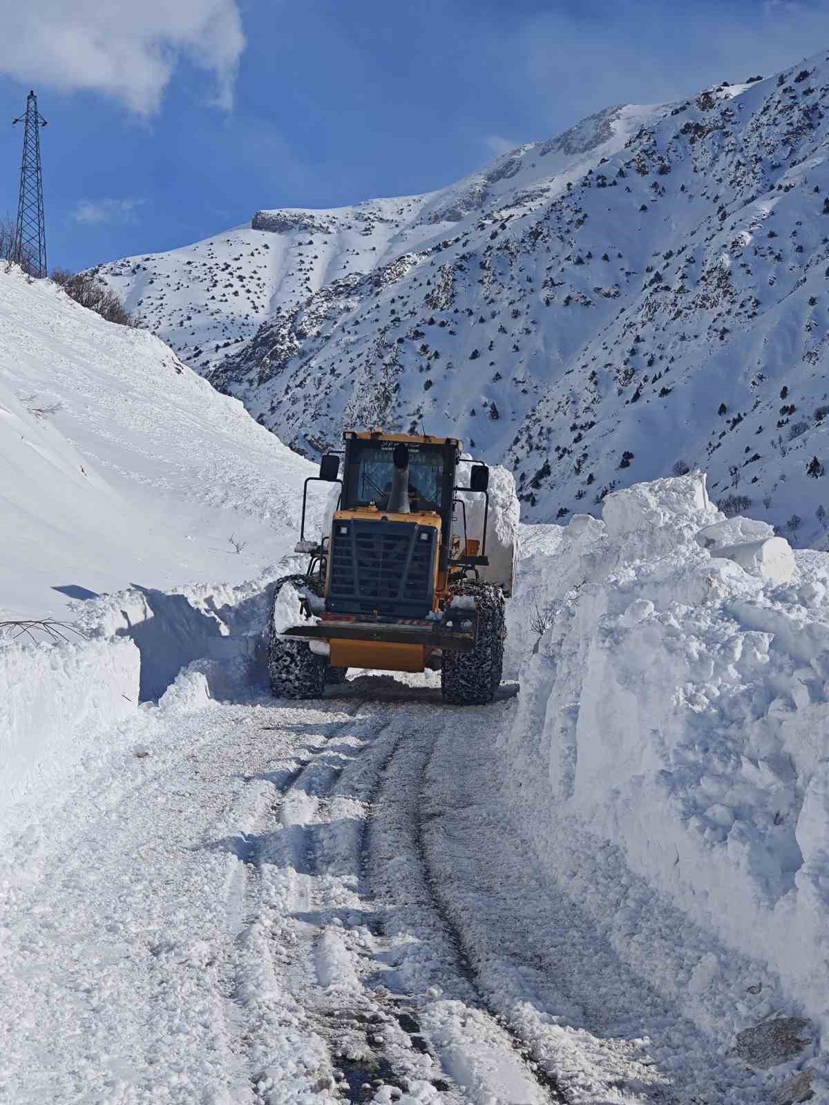 Van-Çatak karayolu ulaşıma açılmaya çalışılıyor
