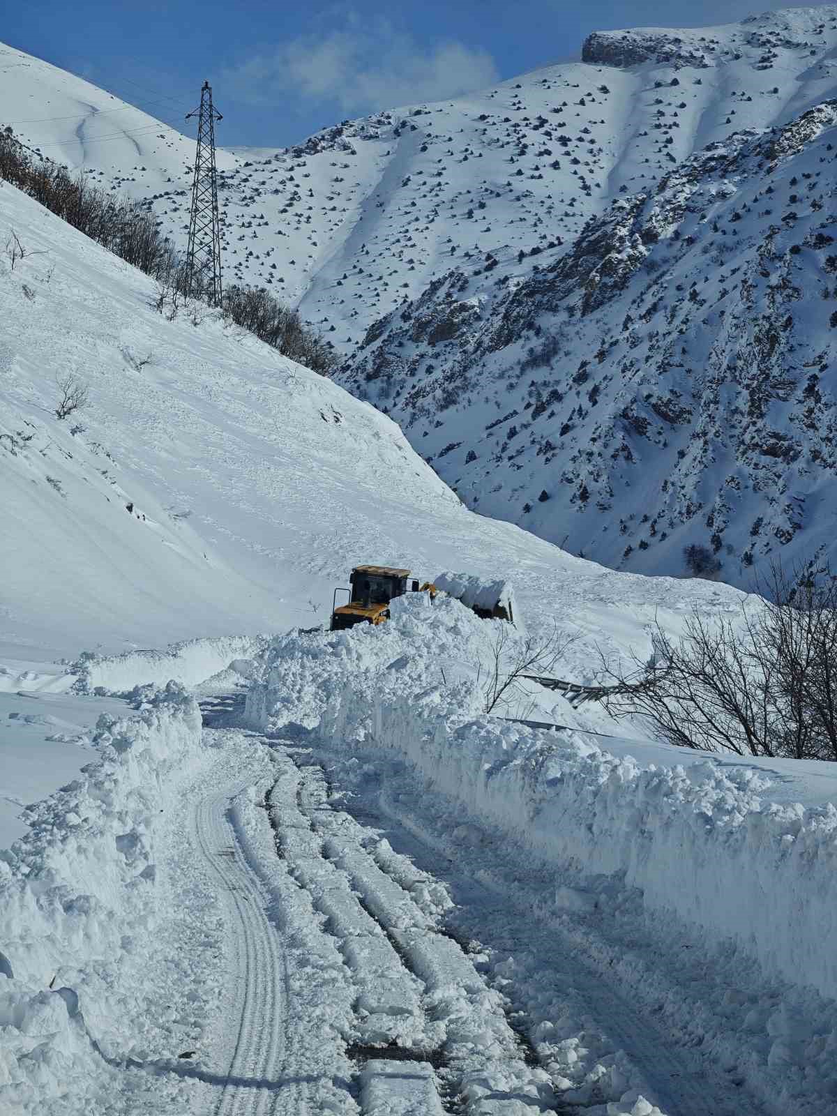 Van-Çatak karayolu ulaşıma açılmaya çalışılıyor
