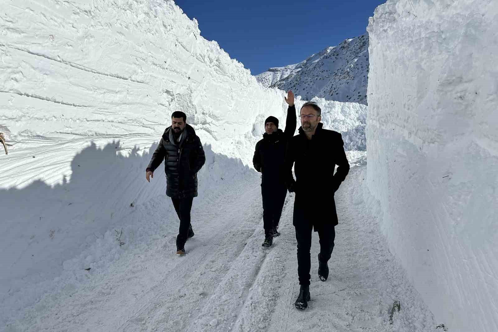 Van-Çatak yolu çığ düşmeleri nedeniyle 4 gündür ulaşıma kapalı
