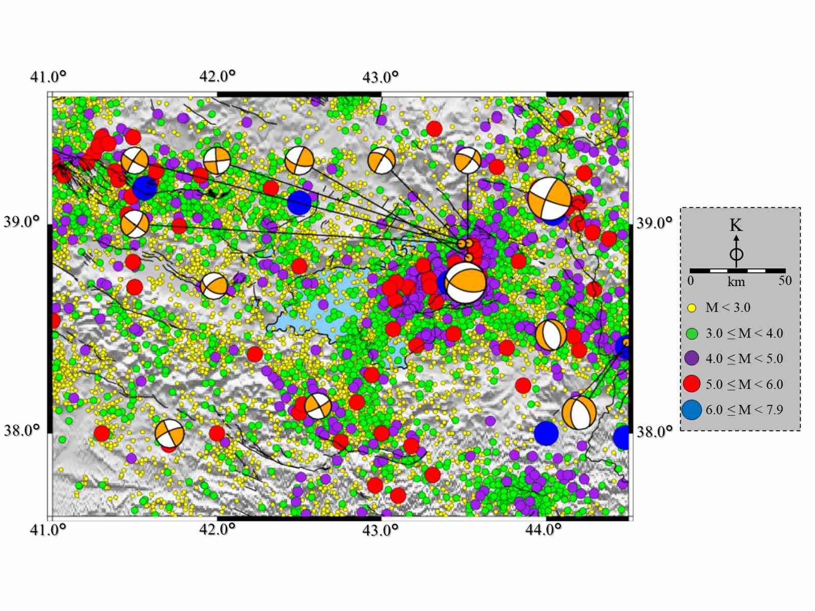 Van Gölü Havzası’nın sismik risk haritası çıkarıldı
Van Gölü Havzası’nın sismik risk haritası çıkarıldı