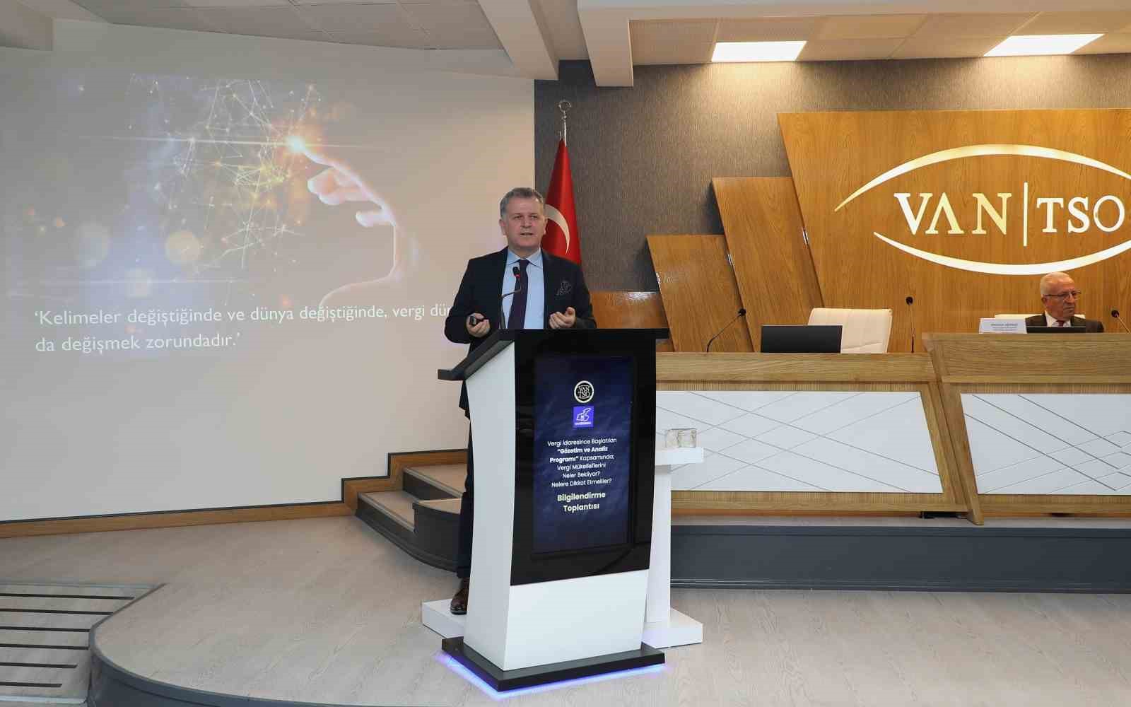 Van TSO’da "Gözetim ve Analiz Programı" toplantısı düzenlendi
