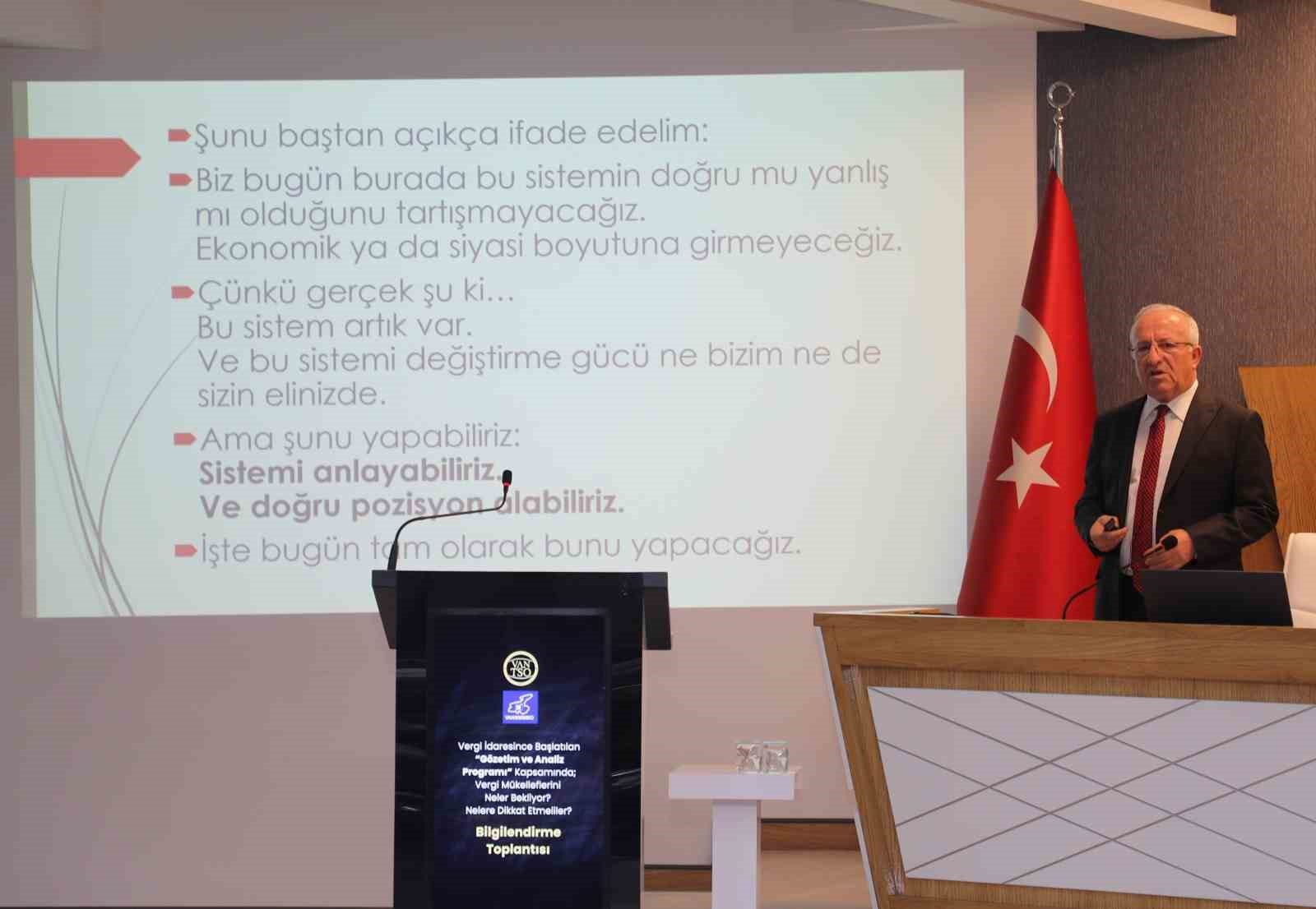 Van TSO’da "Gözetim ve Analiz Programı" toplantısı düzenlendi
