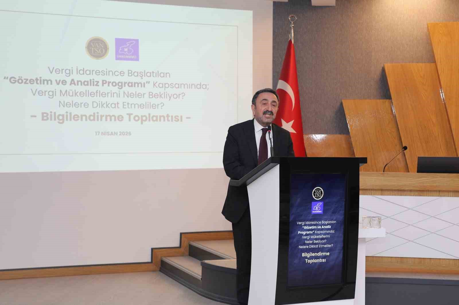 Van TSO’da "Gözetim ve Analiz Programı" toplantısı düzenlendi
