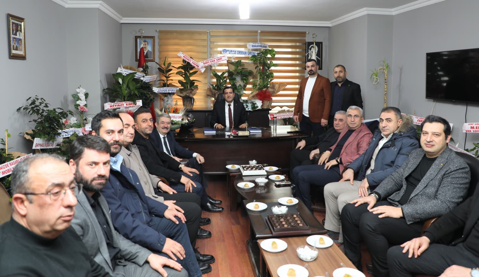 Van TSO’dan oda başkanlarına hayırlı olsun ziyareti
