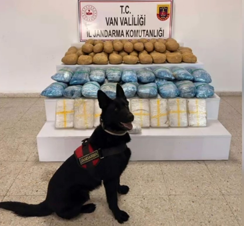 Van’da bir ayda 224 kilo uyuşturucu ele geçirildi

