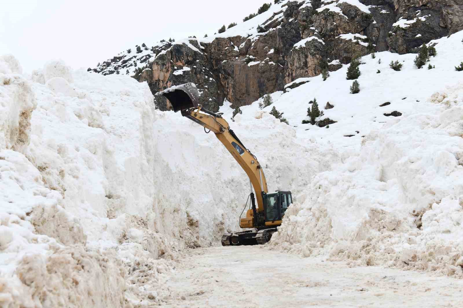 Van’da çığ düşen yol ulaşıma açıldı
