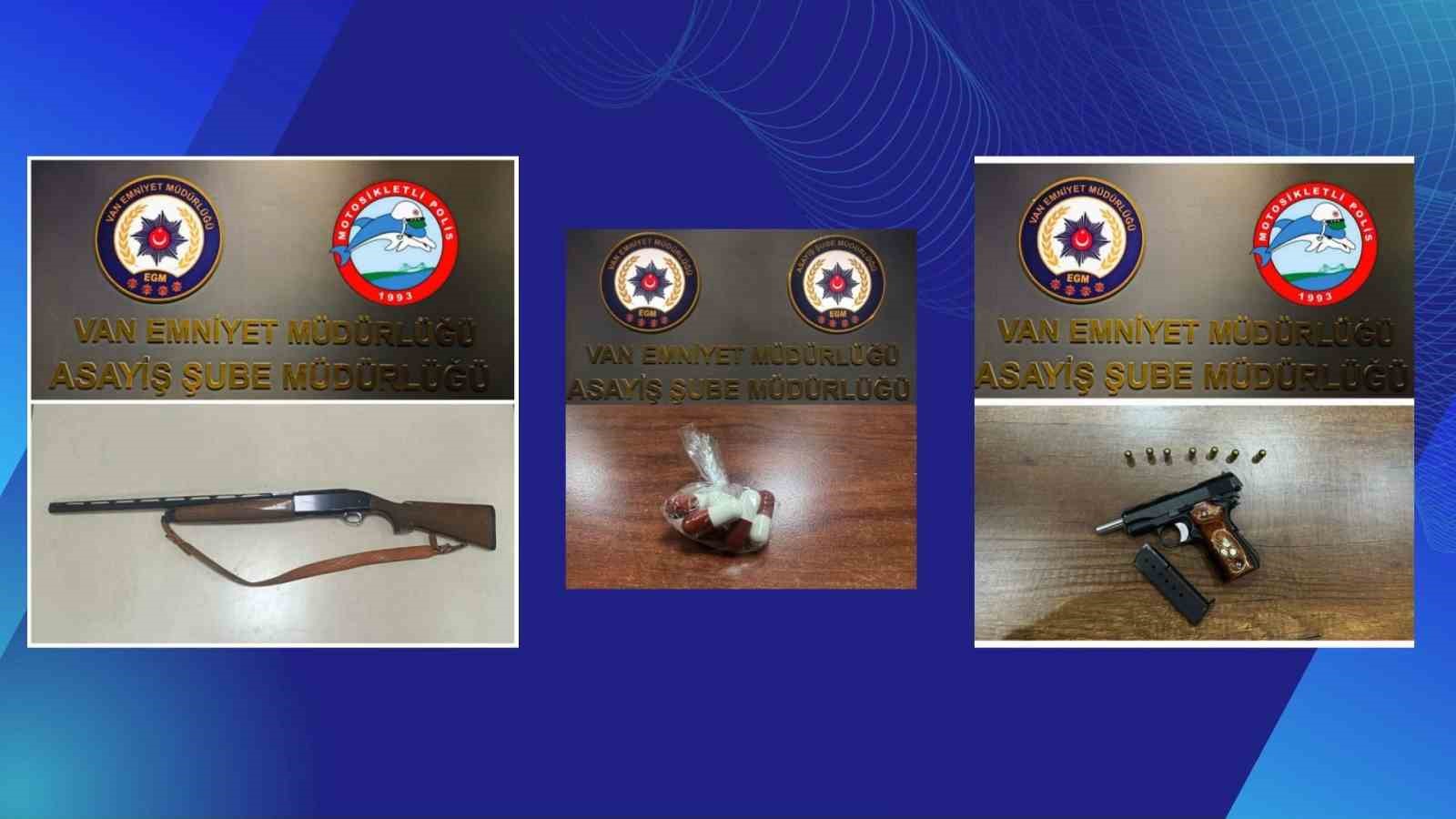 Van’da haftalık asayiş raporu: 61 şahıs tutuklandı
Van’da haftalık asayiş raporu: 61 şahıs tutuklandı