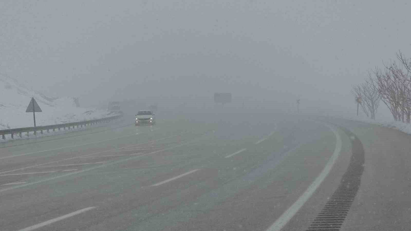 Van’da kar yağışı ve sis etkili oluyor
