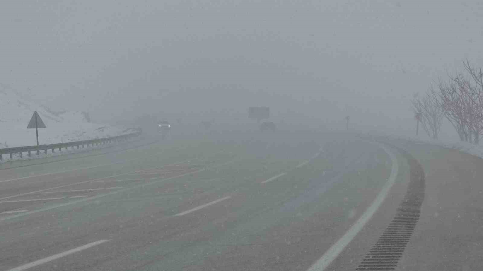 Van’da kar yağışı ve sis etkili oluyor
