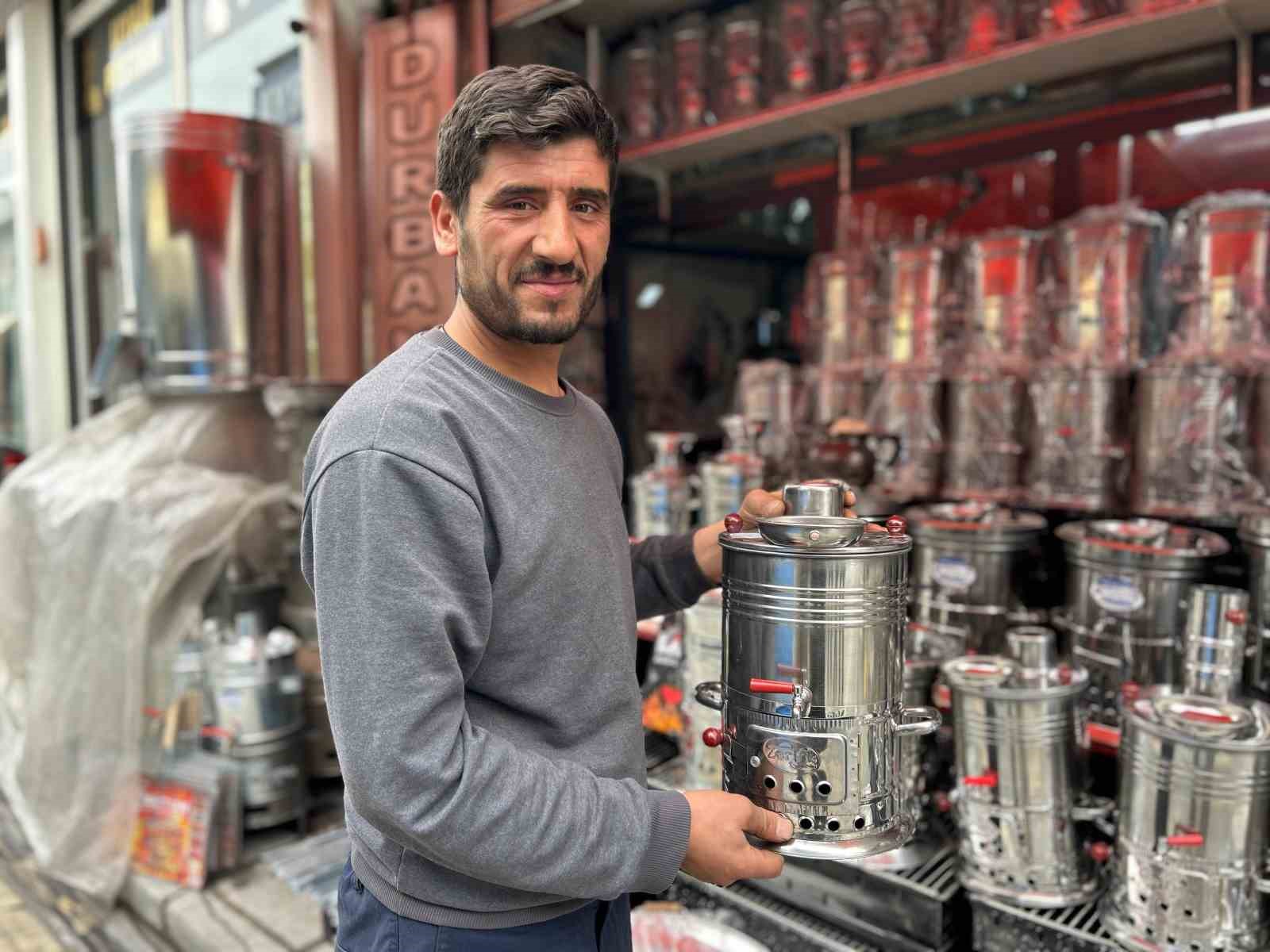 Van’da kışın uzaması semaver ve mangal sezonunu geciktirdi
