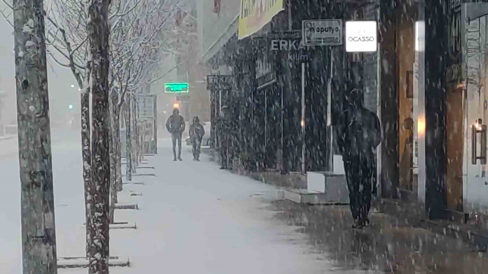 Van’da lapa lapa kar yağdı: 405 yerleşim yerinin yolu kapalı
