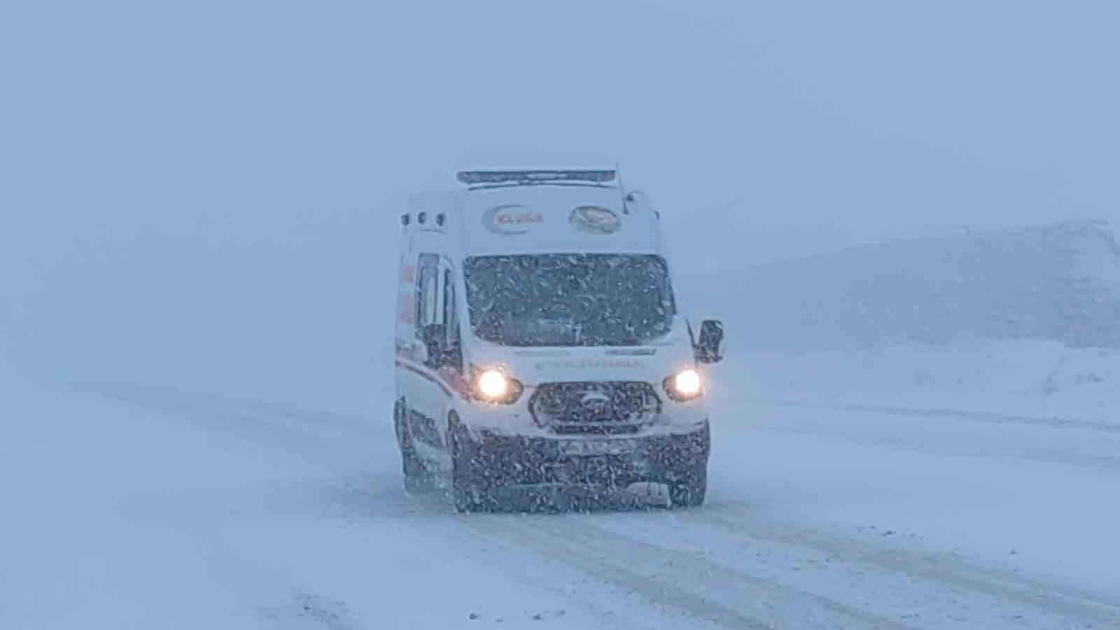 Van’da lapa lapa kar yağdı: 405 yerleşim yerinin yolu kapalı
