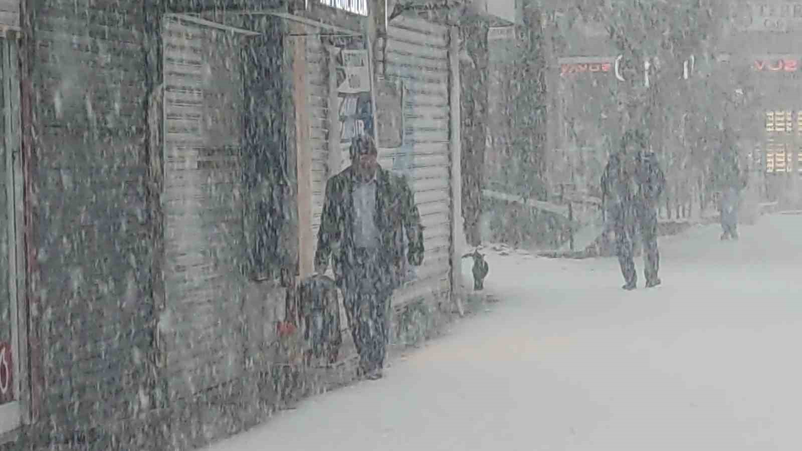 Van’da lapa lapa kar yağdı: 405 yerleşim yerinin yolu kapalı
