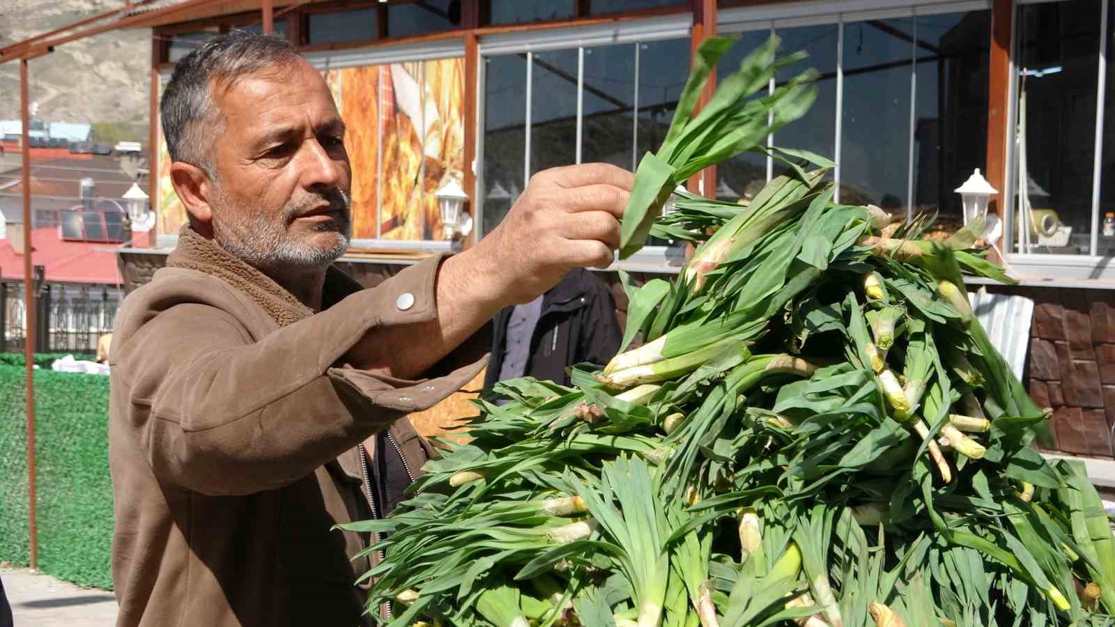 Van’da şifa kaynağı ‘çiriş otu’ tezgahlardaki yerini aldı

