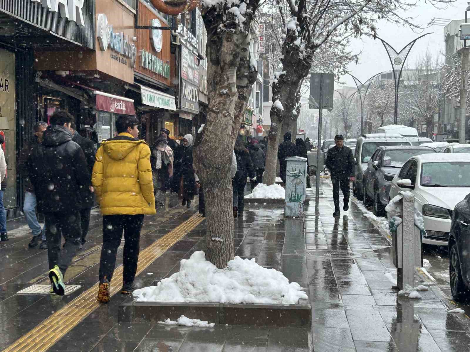 Van’da yoğun kar yağışı etkisini sürdürüyor
