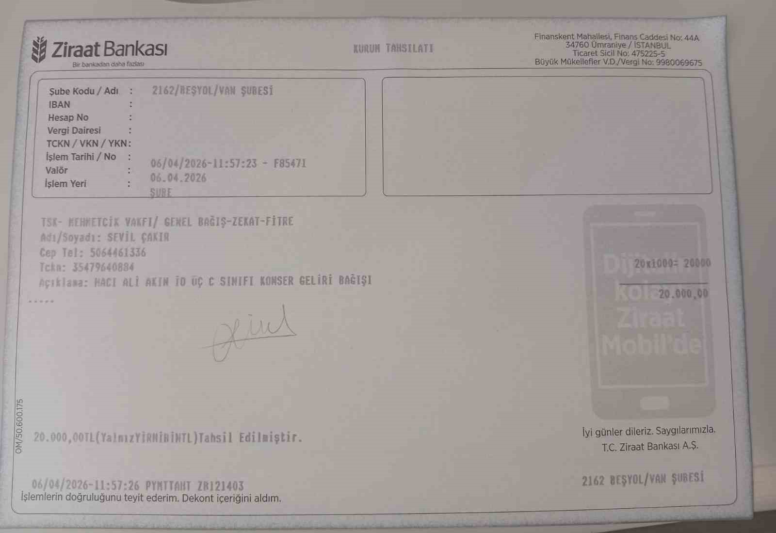 Vanlı miniklerden yürekleri ısıtan etkinlik: Konser gelirini Mehmetçik Vakfı’na bağışladılar
