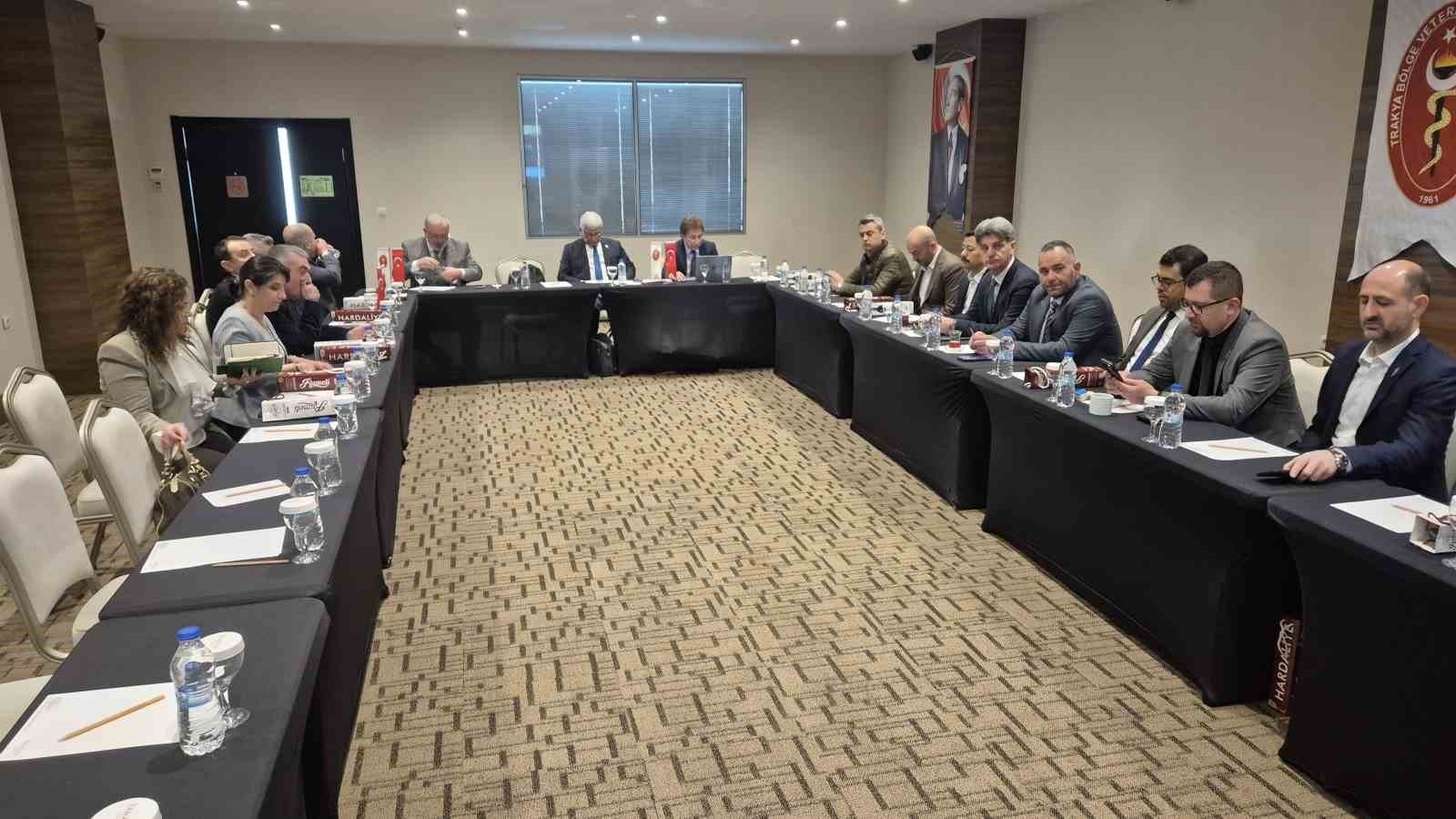 Veteriner hekimler Tekirdağ’da buluştu: Kritik başlıklar masada
Veteriner hekimler Tekirdağ’da buluştu: Kritik başlıklar masada