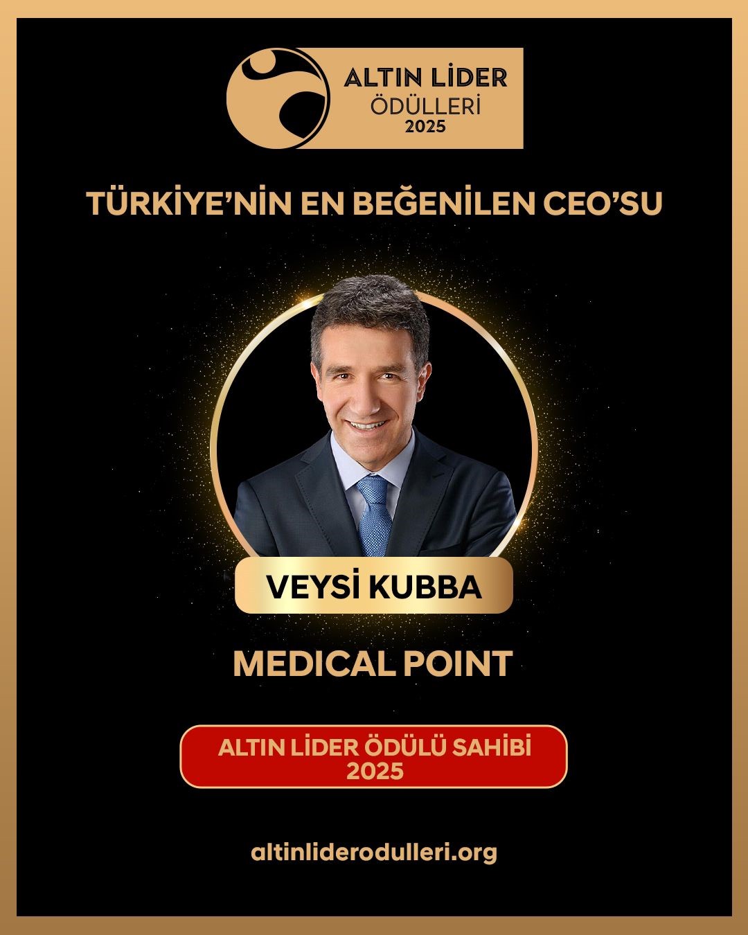 Veysi Kubba’ya ikinci kez Altın Lider ödülü
