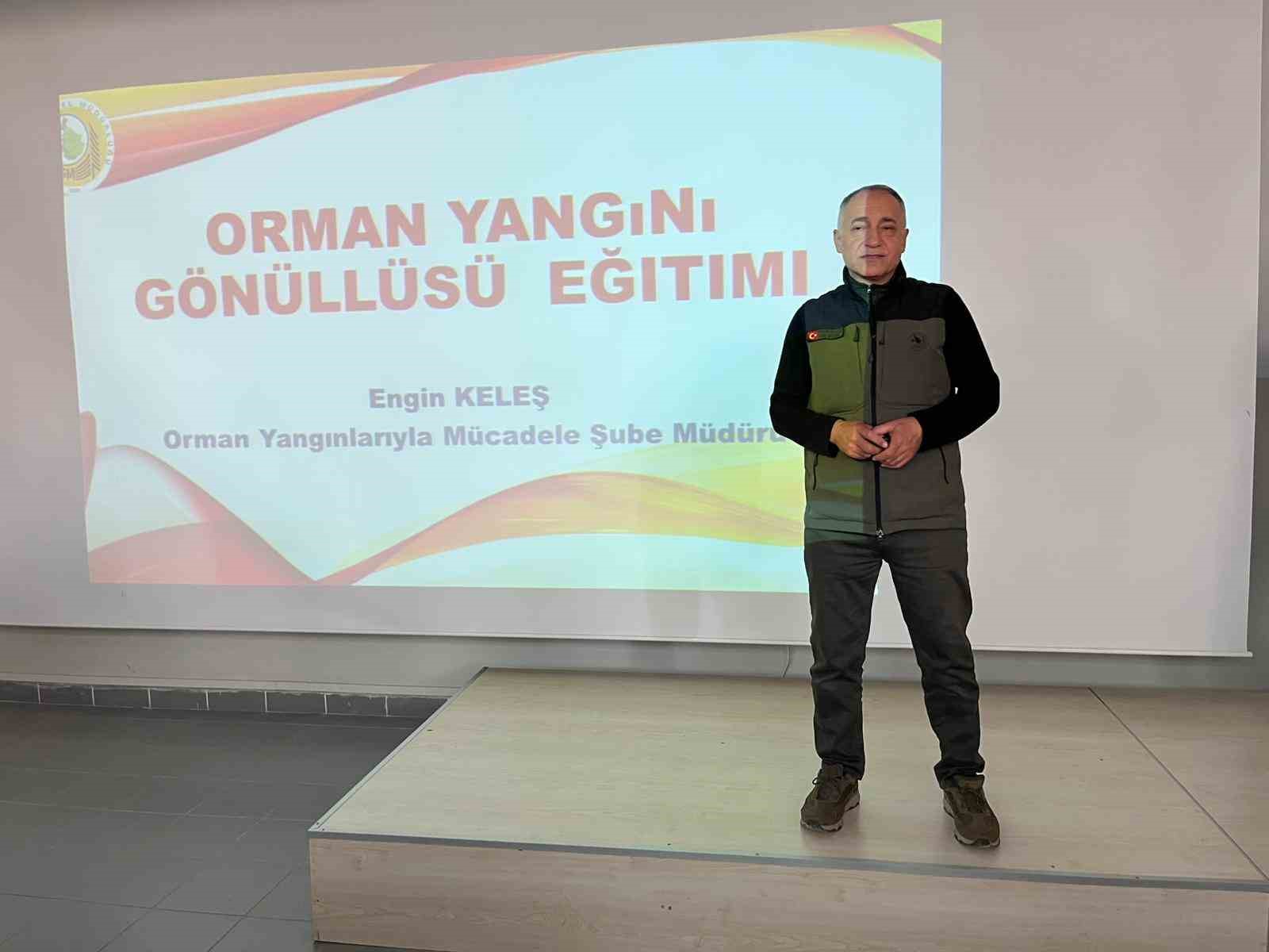 Vezirköprü MYO’da Yangın Gönüllüsü Eğitimi
