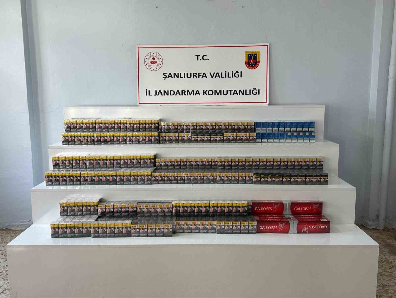 Viranşehir’de 4 bin 900 paket kaçak sigara ele geçirildi
