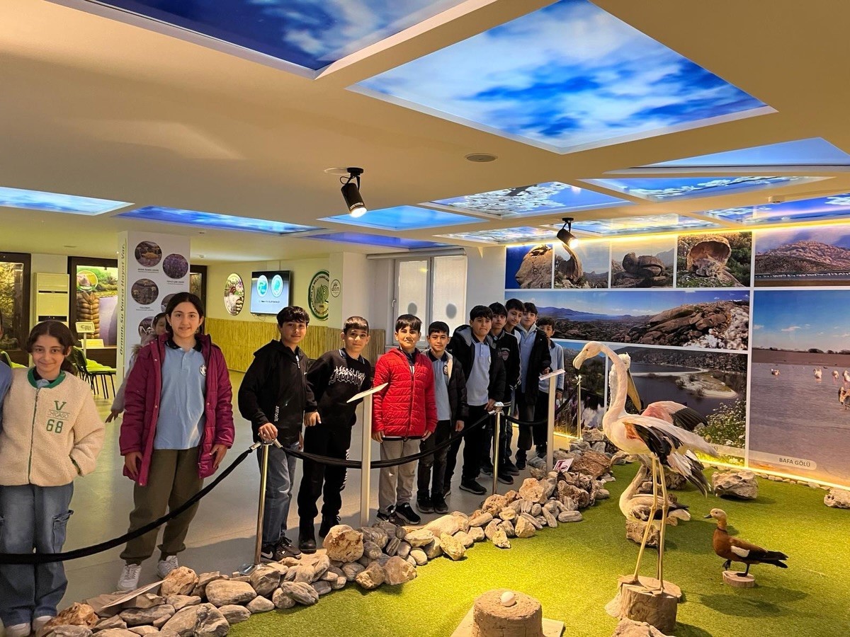 Yaban hayatını eğitim merkezinde öğrendiler
