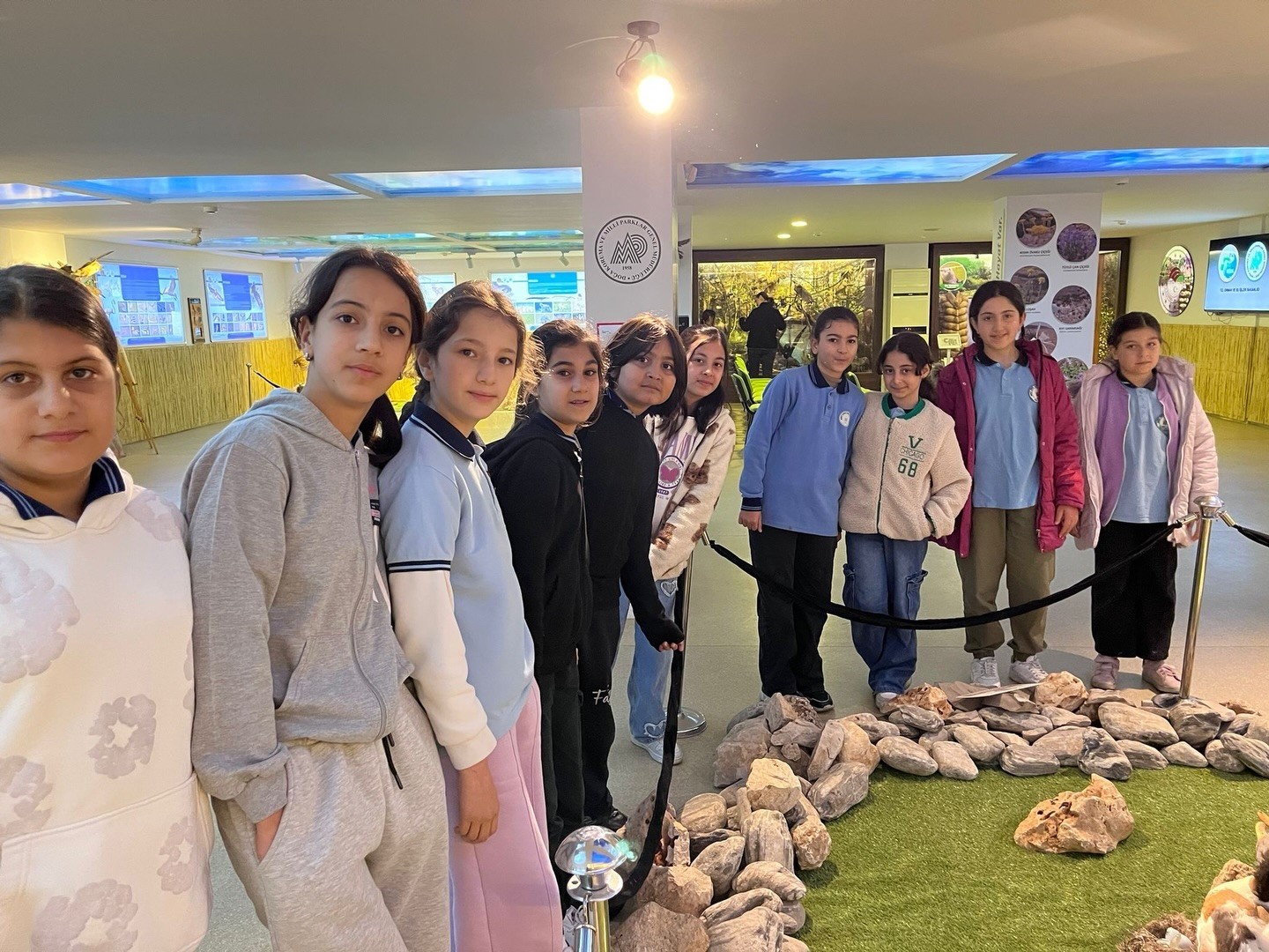 Yaban hayatını eğitim merkezinde öğrendiler
