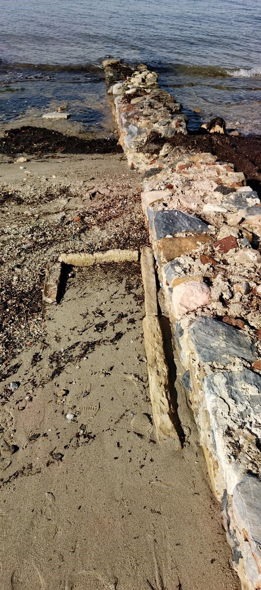 Yağışlar sonrası Kuşadası’nda tarih gün yüzüne çıktı
