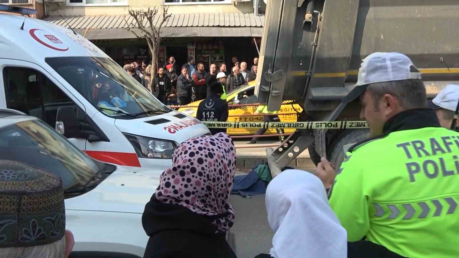 Yalova’da kamyonun ezdiği yaşlı adam hayatını kaybetti
