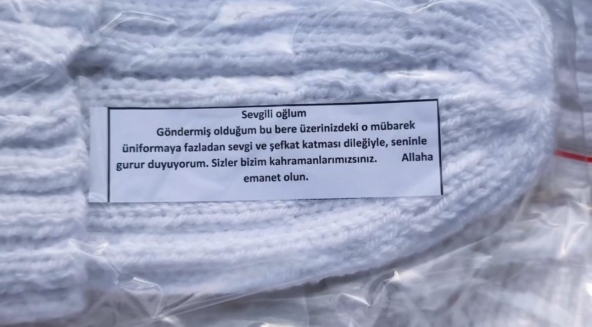 Yalova’da örülen 400 bere Siirt’teki komandolara ulaştırıldı
