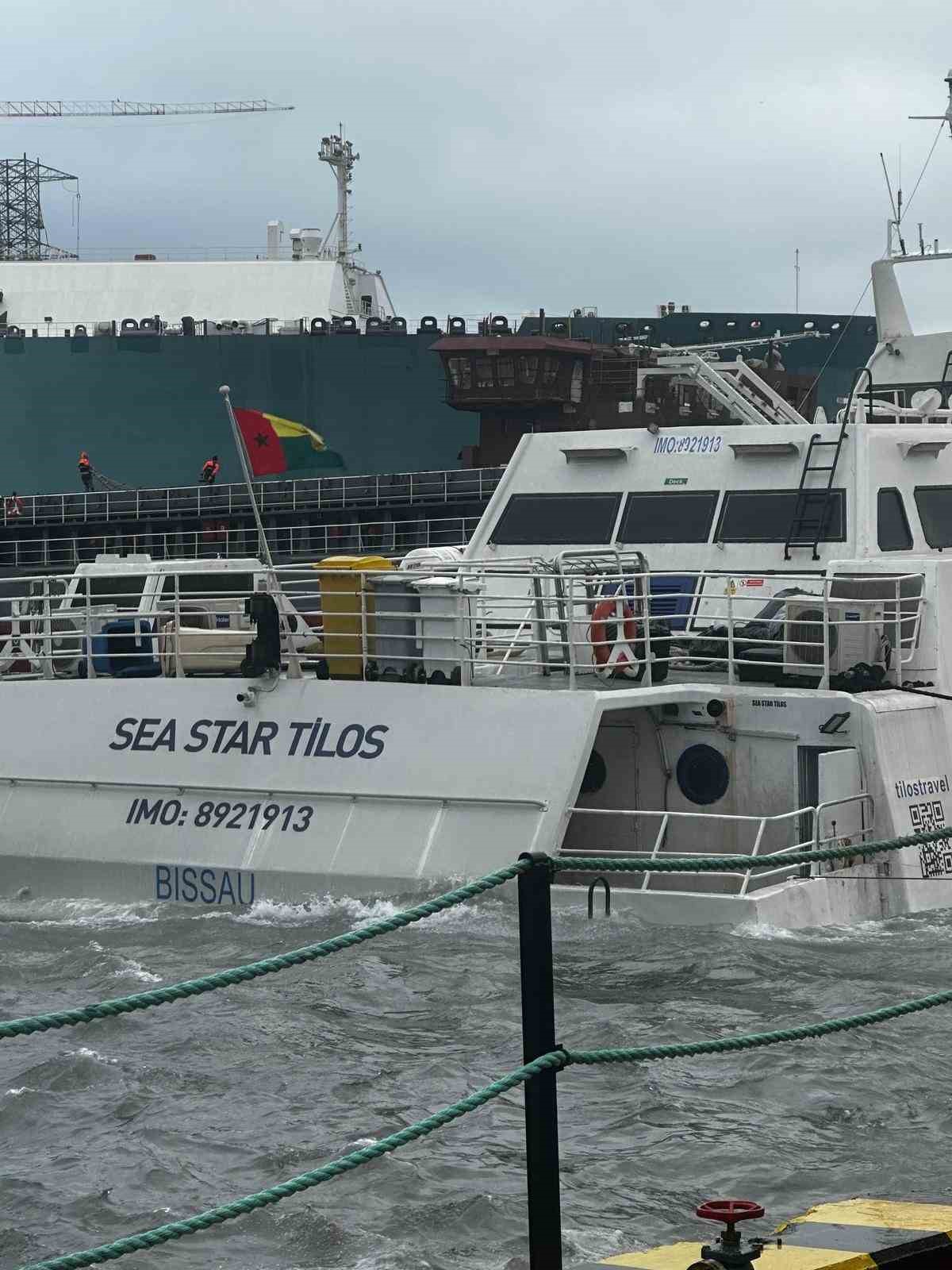 Yalova’da tersaneye bağlı geminin 6 personeli için kurtarma operasyonu
