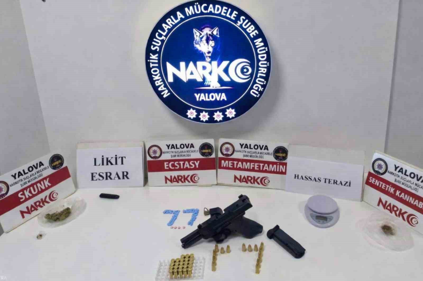 Yalova’da uyuşturucu operasyonunda 4 tutuklama
