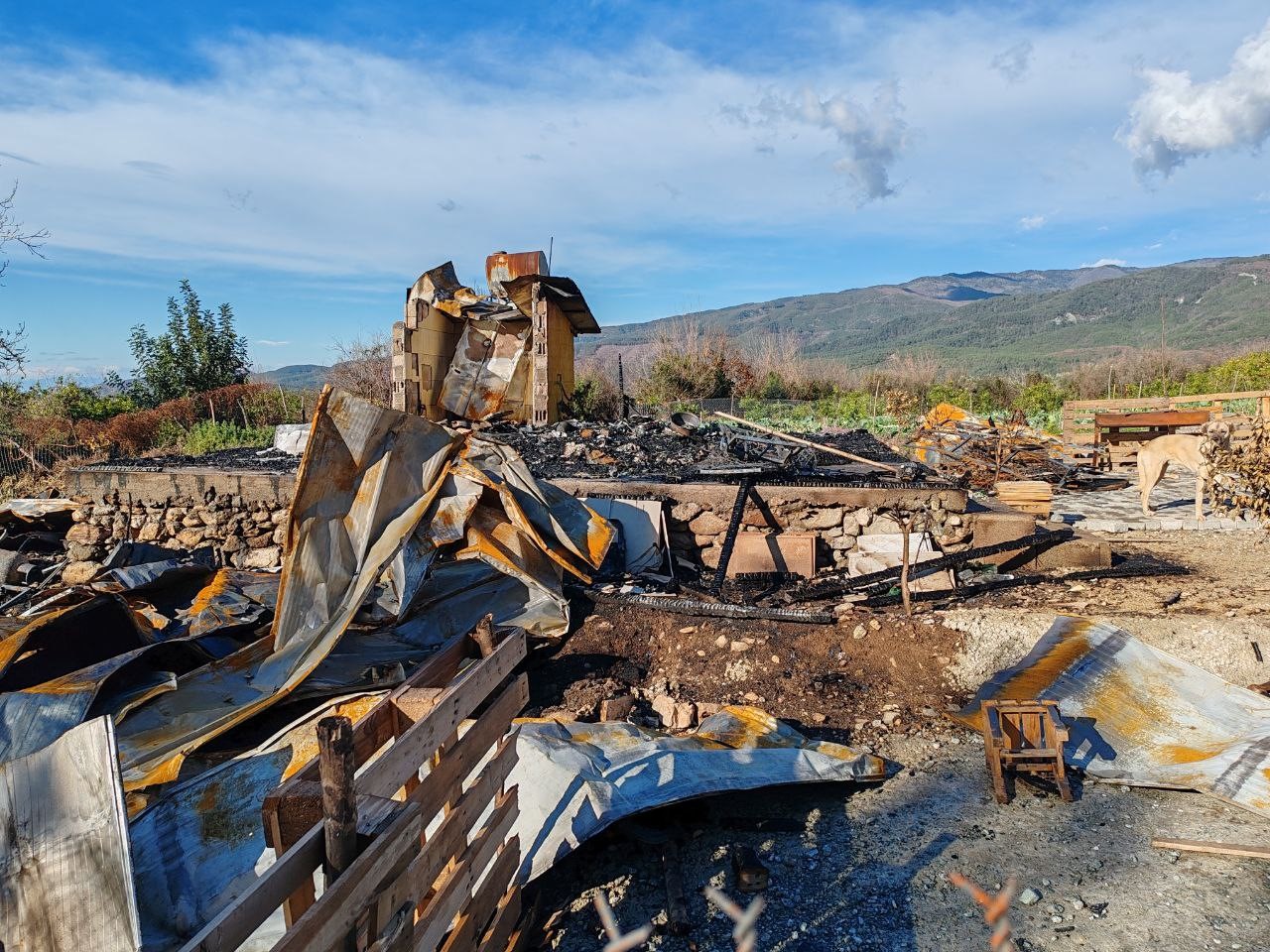 Yanan evden tabancasını almak isterken alevler içinde kalan emekli polis hayat mücadelesini kaybetti
