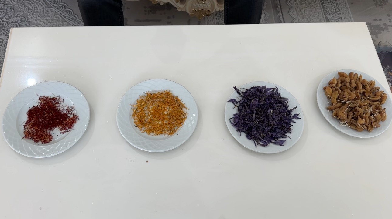 "Yapamazsın" diyenlere inat yetiştirdiği safran ve salebi evinde tüketiyor
