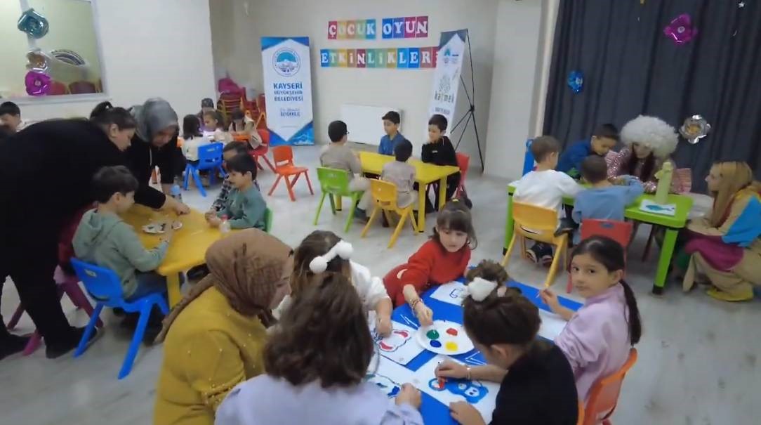 Yarıyıl tatili, çocuklar için şenliğe dönüştü
