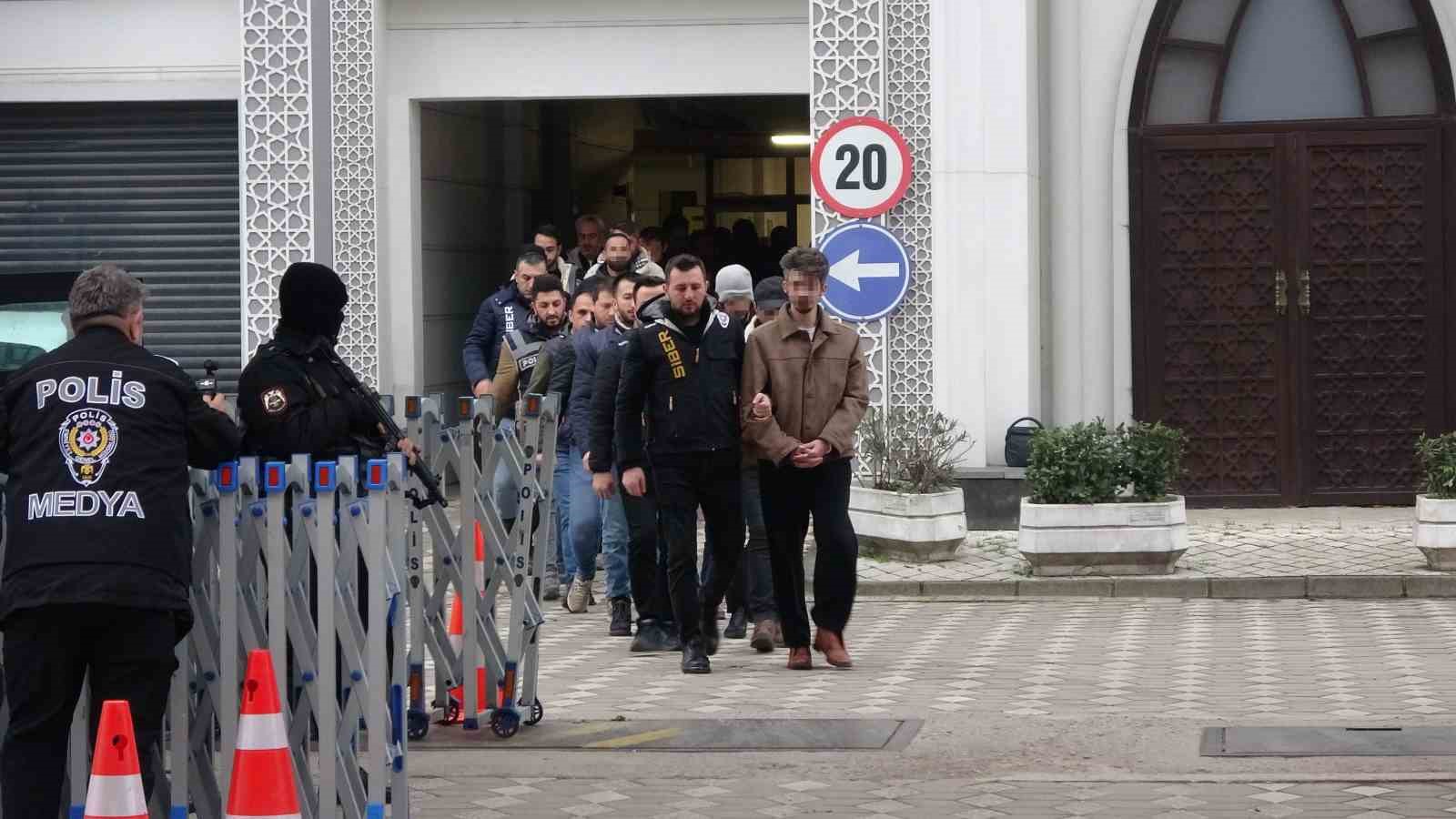 Yasa dışı bahis operasyonunda gözaltına alınan 61 şüpheli adliyeye sevk edildi
