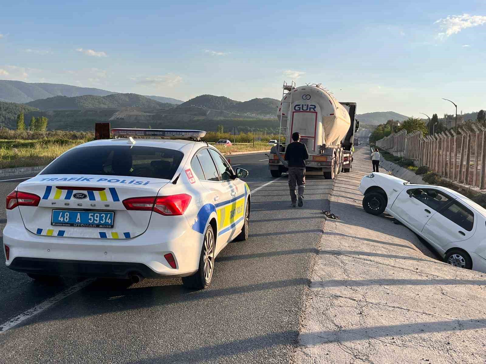 Yatağan-Milas Karayolu’nda kaza: 1 yaralı
