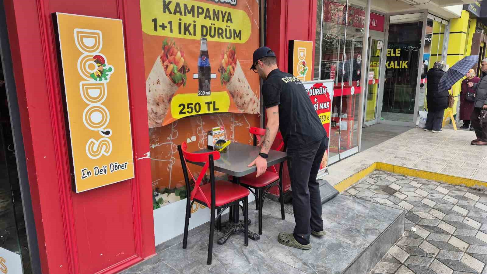 Yedikleri dürümlerin parasını ödemeden kaçan gençler kameraya yansıdı
Yedikleri dürümlerin parasını ödemeden kaçan gençler kameraya yansıdı