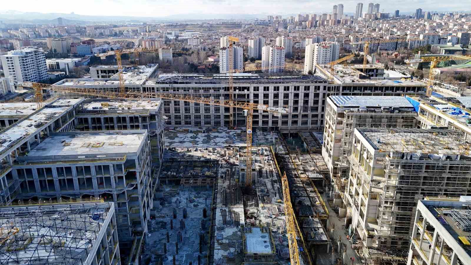 Yeni Ankara Adalet Sarayı yükseliyor: Adalet hizmetleri tek merkezde toplanacak
