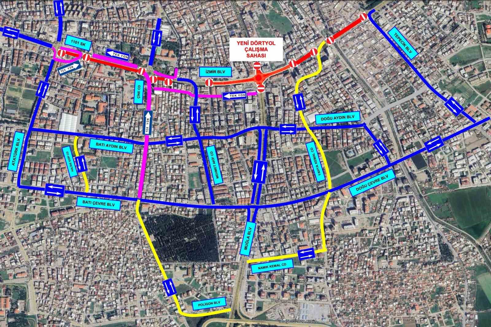 Yeni Dörtyol Köprülü Kavşağı Projesi’nde çalışmalar başlıyor
